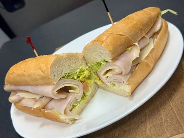 Turkey Breast & Cheese Sub.