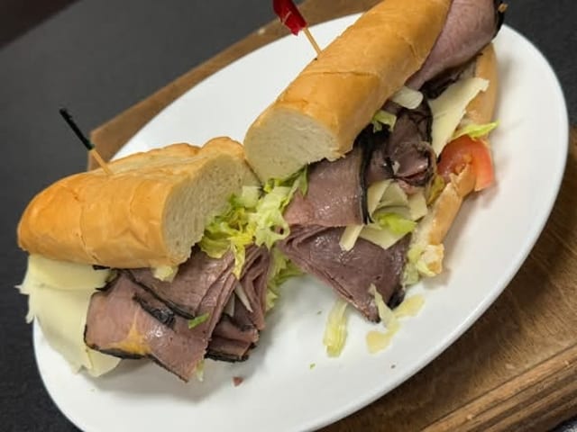 Roast Beef & Melted Cheese Sub.