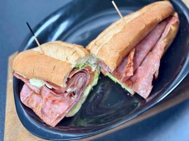 Ham & Melted Cheese Sub.