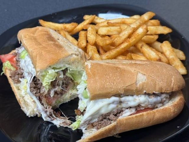 Double Philly Steak & Cheese Sub.